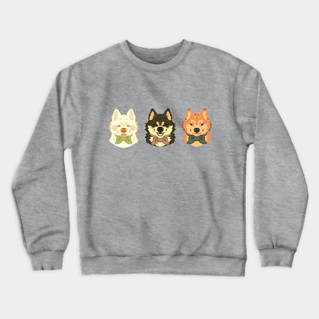 Shiba Inus Crewneck Sweatshirt by SchmidteGoods